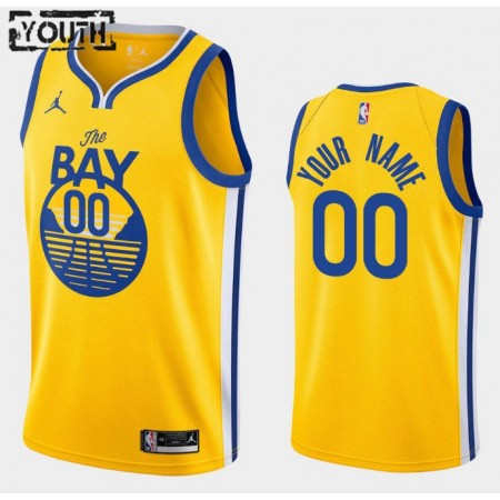 Camiseta Niños NBA Golden State Warriors Personalizadas 2020-21 Jordan Brand Statement Edition Swingman